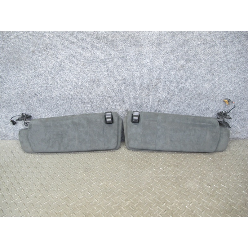 2009-2010 Porsche Cayenne 957 Front Left & Right Side Sun Visor Alcantara Set