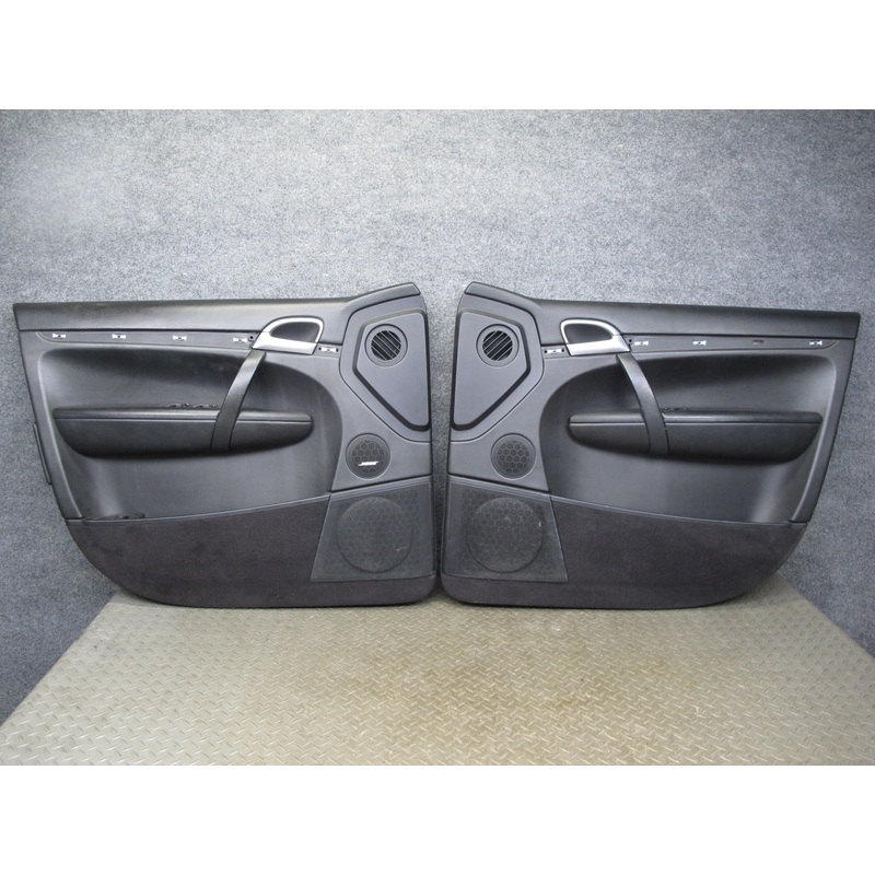 2009-2010 Porsche Cayenne 957 Front Right & Left Side Door Panel Cover Black Set