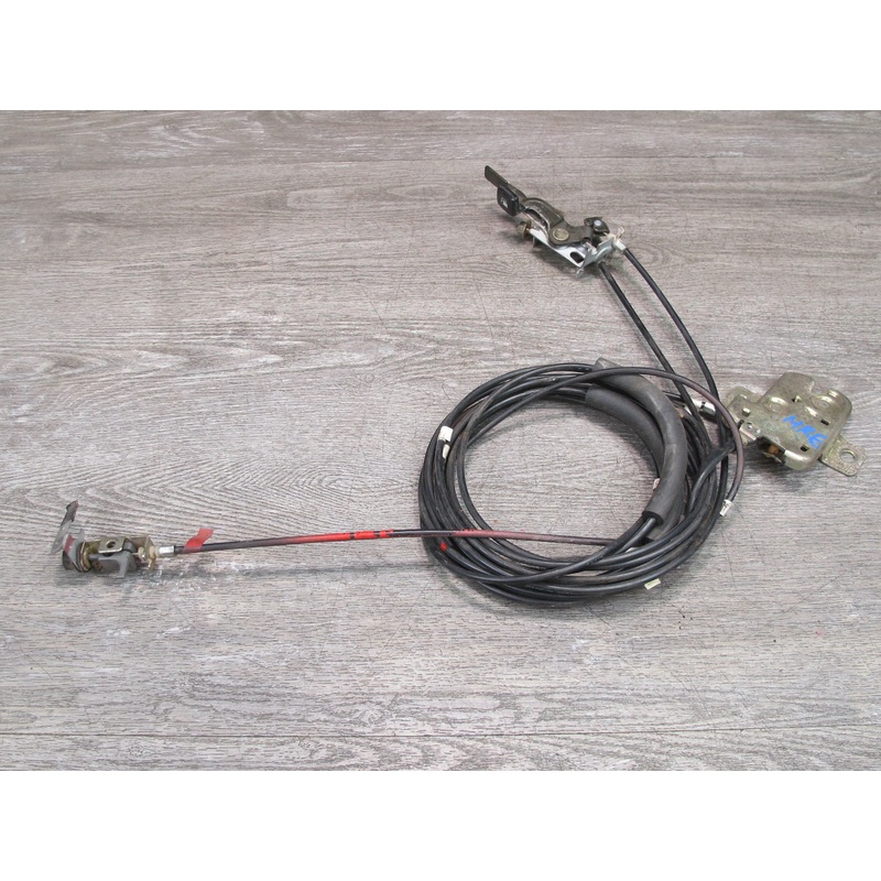 86-88 Mazda RX7 Gas Fuel Door & Trunk Release Switch w Cables OEM