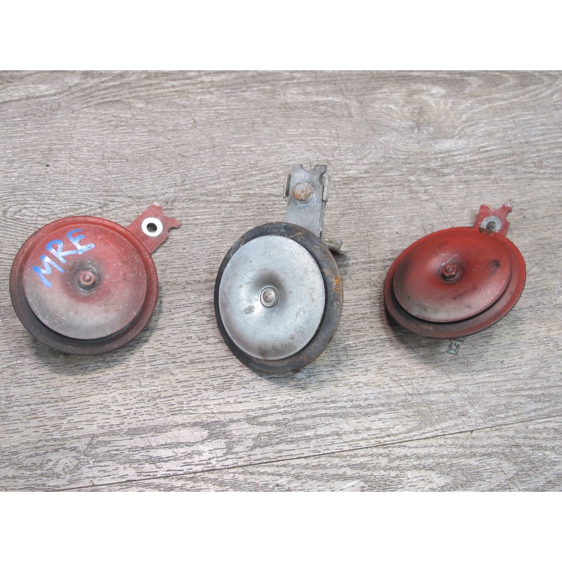 86-91 Mazda RX7 FC3S High & Low Tone Note Anti Theft Horn Siren Signal Set OEM