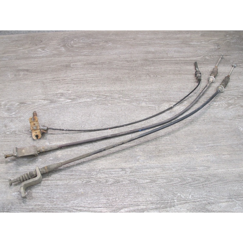 86-91 Mazda RX7 FC3S Rear Emergency Parking Brake Cable Set OEM