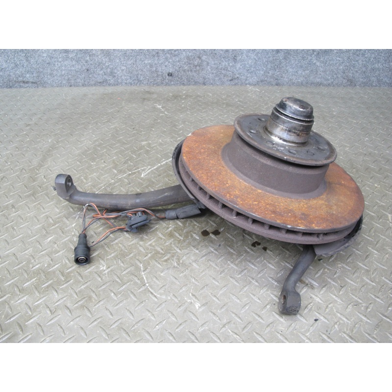 86-91 Mercedes W126 C126 Front Right Spindle Knuckle Wheel Hub Bearing Rotor OEM