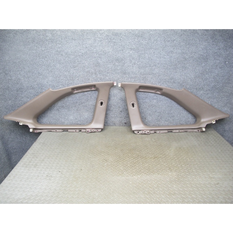92-00 Lexus SC300 SC400 UZZ30 Set of 2 Rear Quarter Window Trim Panel Brown OEM