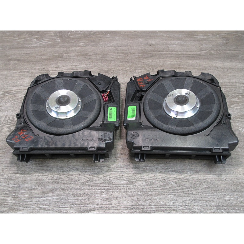 11-16 BMW F10 F11 Set of 2 Left & Right Bang & Olufsen Subwoofer Speaker OEM