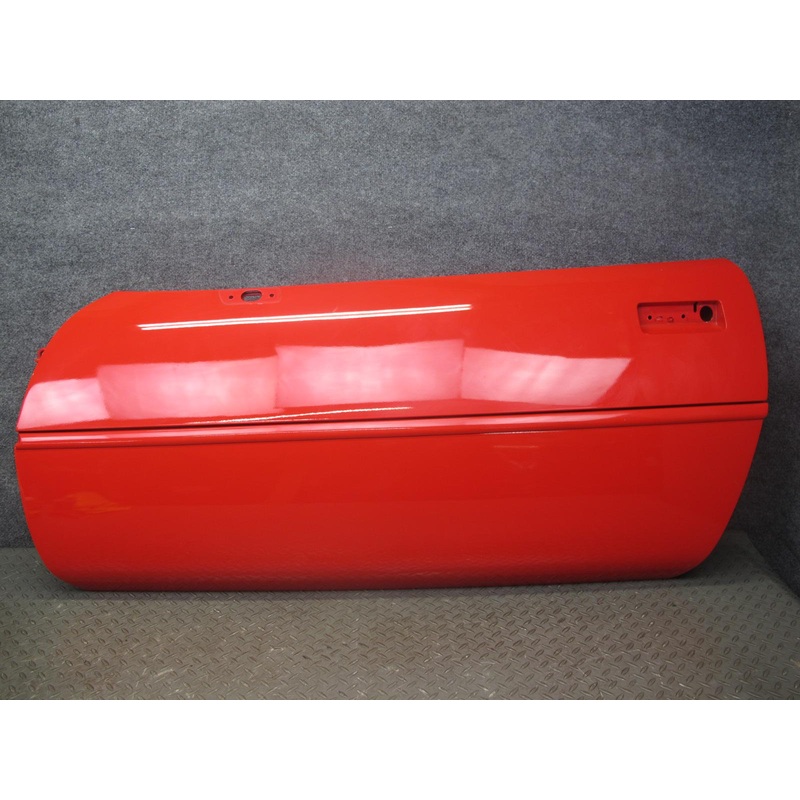 84-94 Chevrolet Corvette C4 Left Driver Door Shell Panel RED w Molding OEM