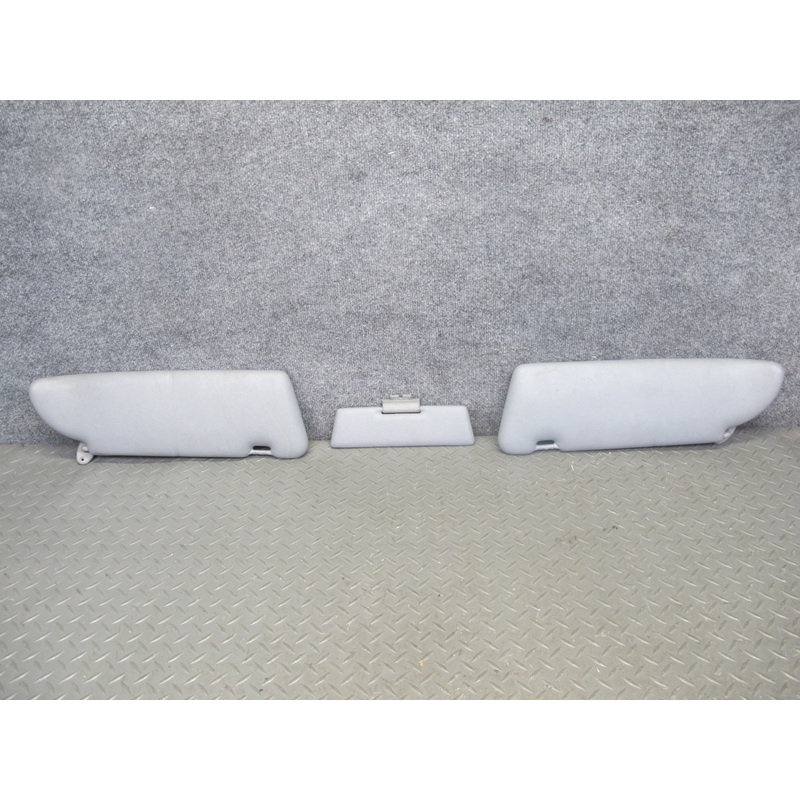 86-91 Mercedes W126 Sedan Set of 3 Front Left Center Right Sun Visor OEM