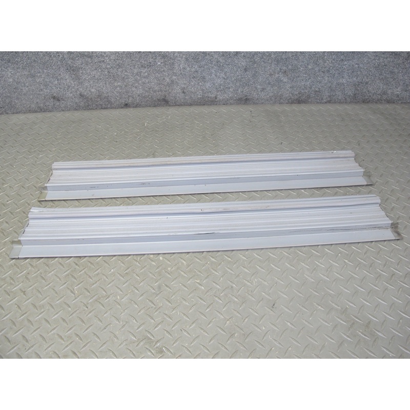 86-91 Mercedes W126 Set of 2 Front Door Scuff Sill Plate Trim Panel OEM