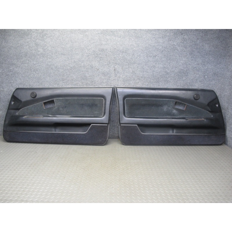 88-89 Toyota MR2 AW15 Set of 2 Left & Right Door Interior Trim Panel Blue OEM