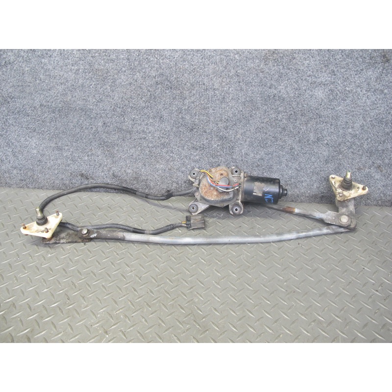 90-96 Nissan Z32 300ZX 2+0 Windshield Wiper Transmission Linkage w Motor OEM