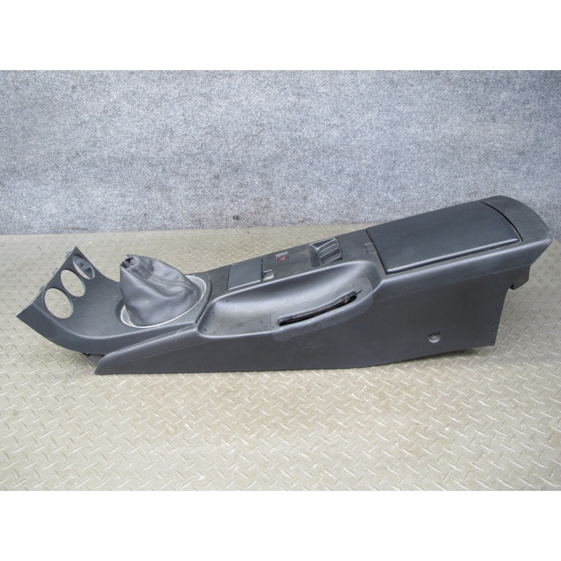 04-05 Nissan 350Z Z33 M/T Center Console Panel w Shifter Trim & Boot Black OEM