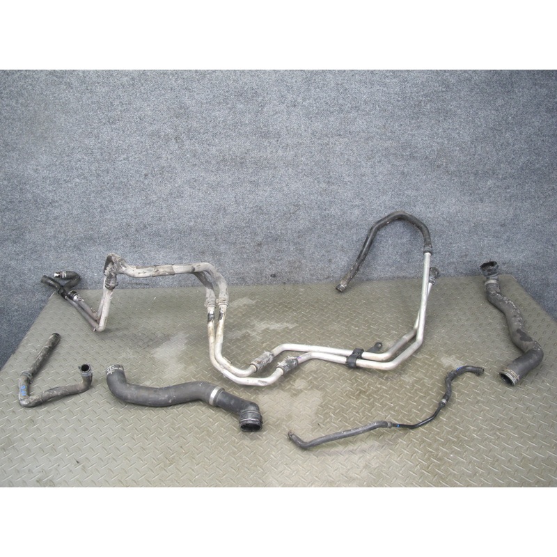 08-10 Porsche Cayenne 957 4.8L Upper & Lower Radiator Coolant Hose Pipe Line Set