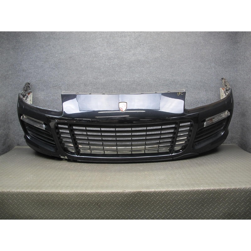 2008-2010 Porsche Cayenne 957 GTS Front Bumper Cover Panel Black Assembly