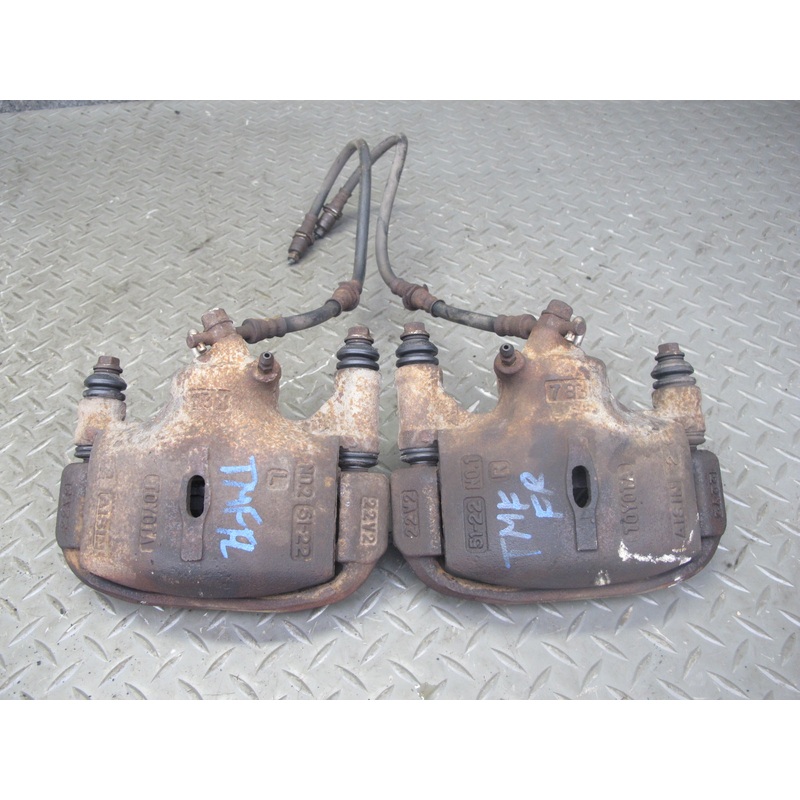 87-88 Toyota MR2 AW15 Set of 2 Front Left & Right Brake Caliper 83K Miles OEM