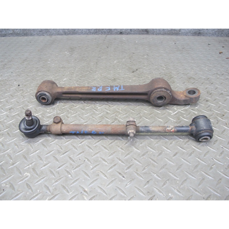 87-89 Toyota MR2 Rear Right Suspension Lower Control Arm & Tie Strut Rod Set OEM