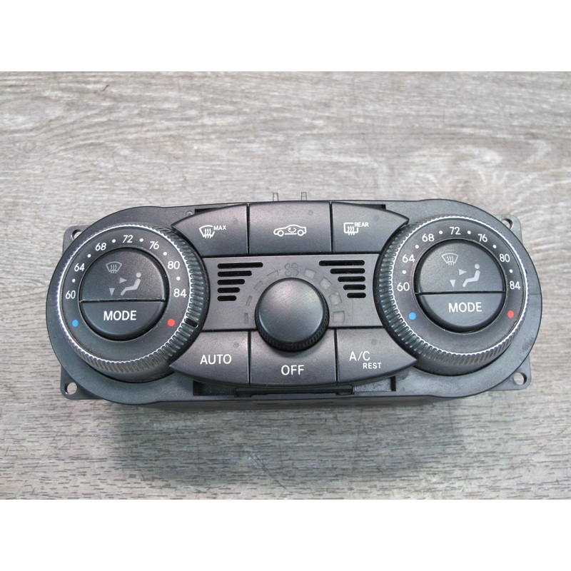 03-12 Mercedes R230 Sl-class A/C Heater Climate Control Switch Panel OEM