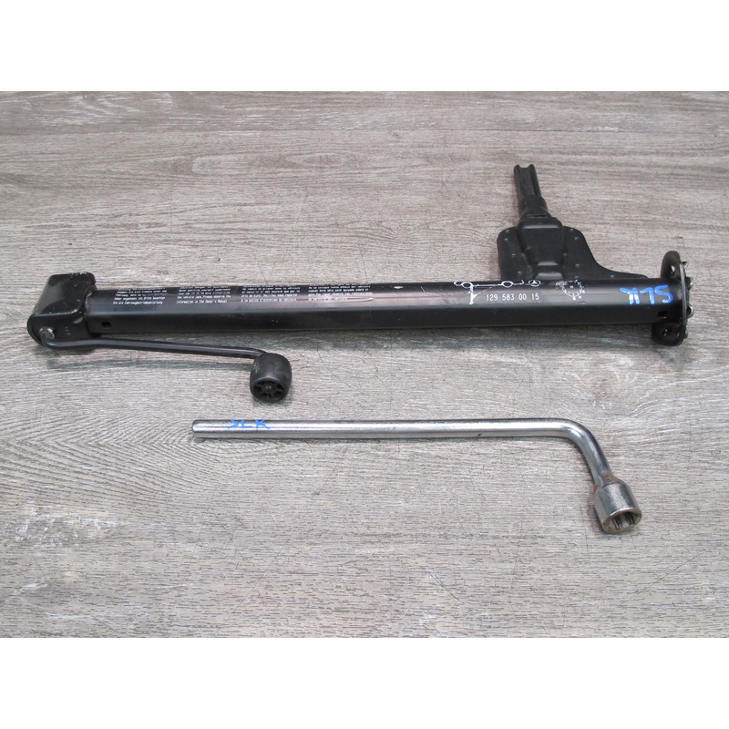 03-12 Mercedes R230 Sl-class Emergency Spare Tire Lift Jack & Wrench Set OEM