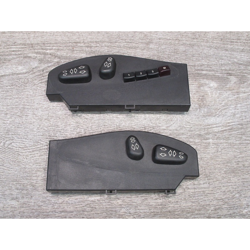 2001-2006 BMW E46 Convertible Left & Right Seat Adjust Switch Set of 2