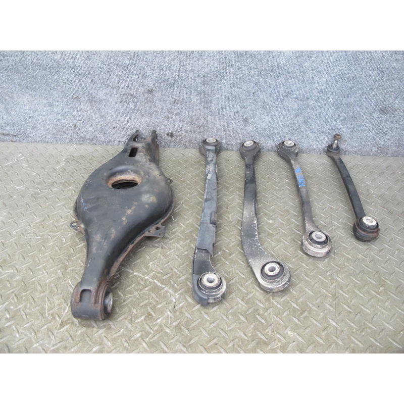 94-99 Mercedes W140 Set of 5 Rear Left Upper & Lower Control Arm OEM