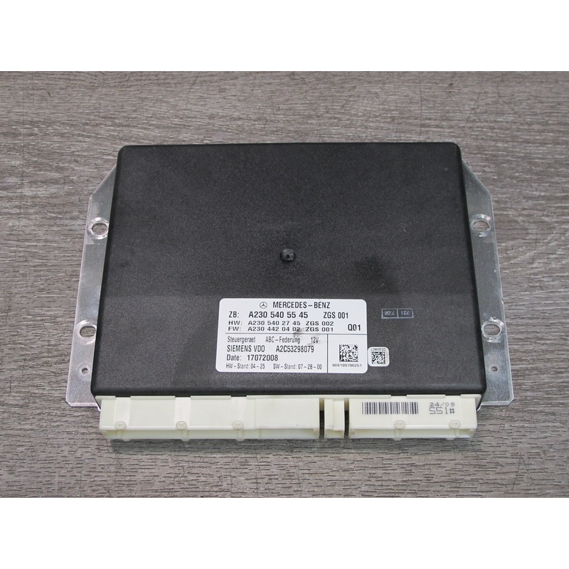 07-12 Mercedes R230 SL550 SL600 ABC Suspension Control Module 2305405545 OEM