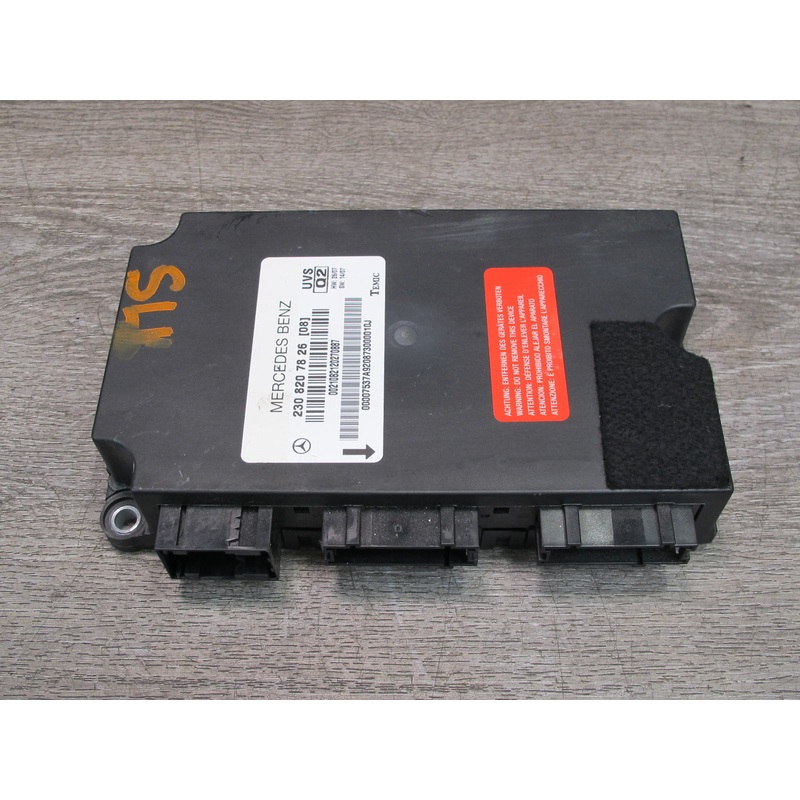 09-12 Mercedes R230 Sl-class Convertible TOP Roof Control Module 2308207826 OEM