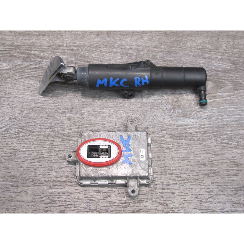 10-12 Mini R56 R57 R58 Right Headlight Xenon Ballast Module & Washer Nozzle OEM