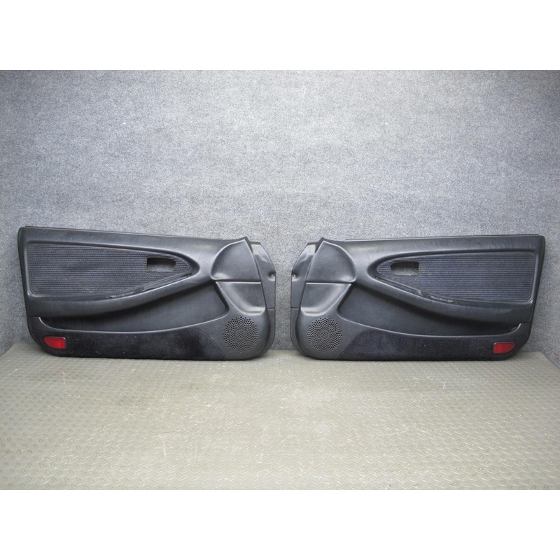 91-93 Toyota SW21L MR2 Set of 2 Left & Right Interior Door Panel Black OEM