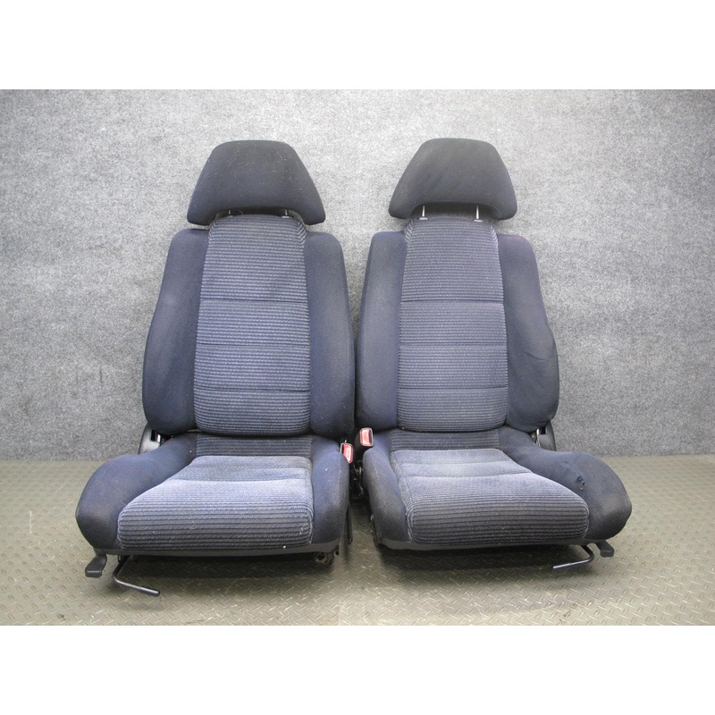 91-95 Toyota SW21L MR2 NON Turbo Set of 2 Front Left & Right Cloth Seat Blue OEM