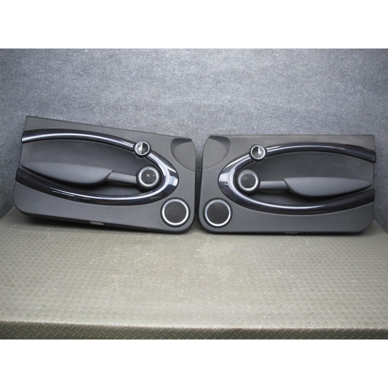 07-15 Mini Cooper R55 R56 R57 Set of 2 Front Door Interior Trim Panel OEM