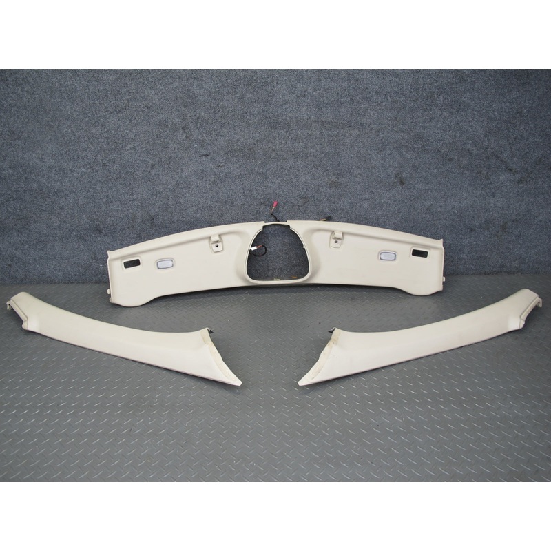 09-12 Mercedes R230 Sl-class Front Headliner A Pillar Trim Cover Set Beige OEM