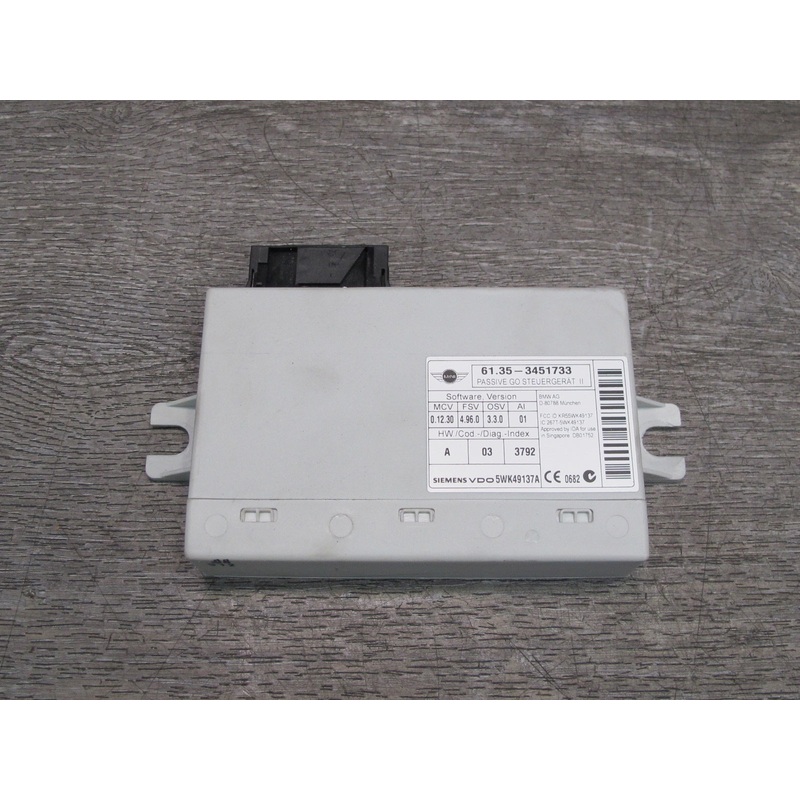 11-13 Mini Cooper R55 R56 R57 R58 R59 Keyless Passive GO Control Module OEM