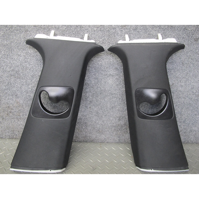 08-14 BMW X6 E71 E72 Right & Left Interior B Pillar Upper Trim Cover Panel Set