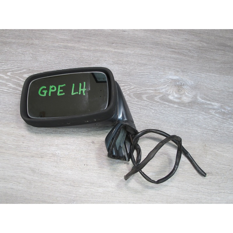 1984-1985 Porsche 928 S Front Left Side View Exterior Door Mirror Gray