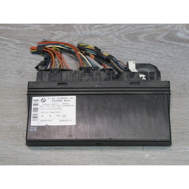 2006-2010 BMW E63 E64 Body Control Module Unit BCM BCU 9136039