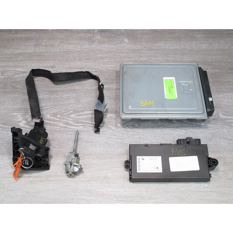 2010 BMW E72 X6 4.4L N63 Hybrid Engine ECU DME CAS3 Start Stop Lock KEY Set
