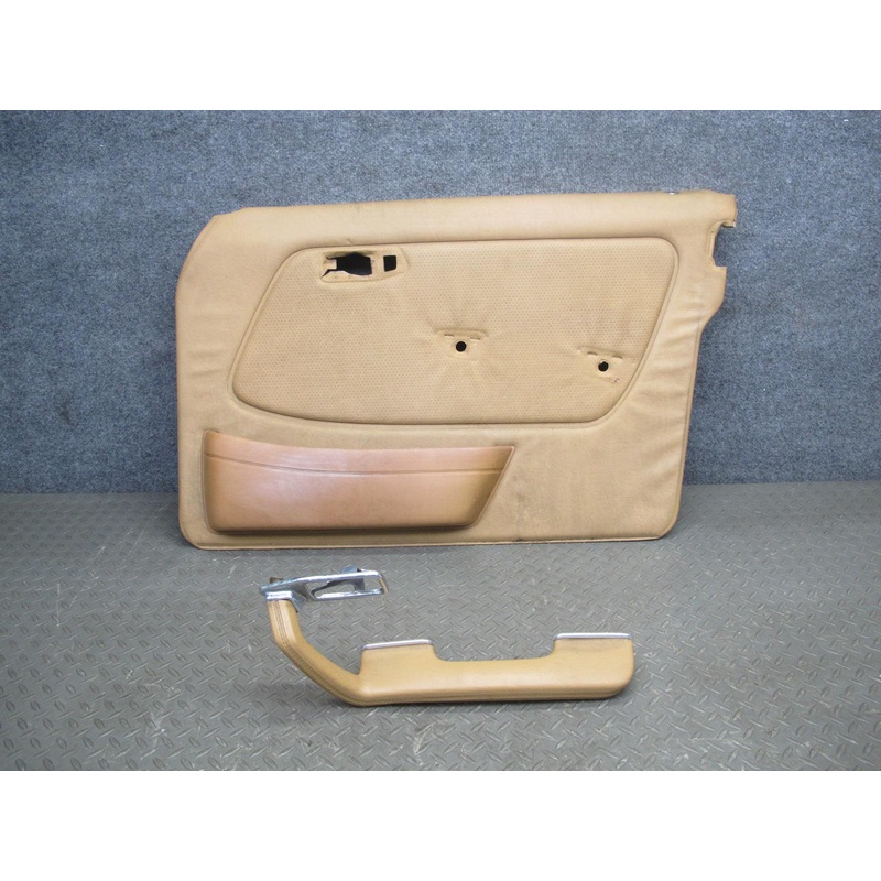80-85 Mercedes W123 Sedan Front Right Door Interior Trim Panel w Armrest OEM