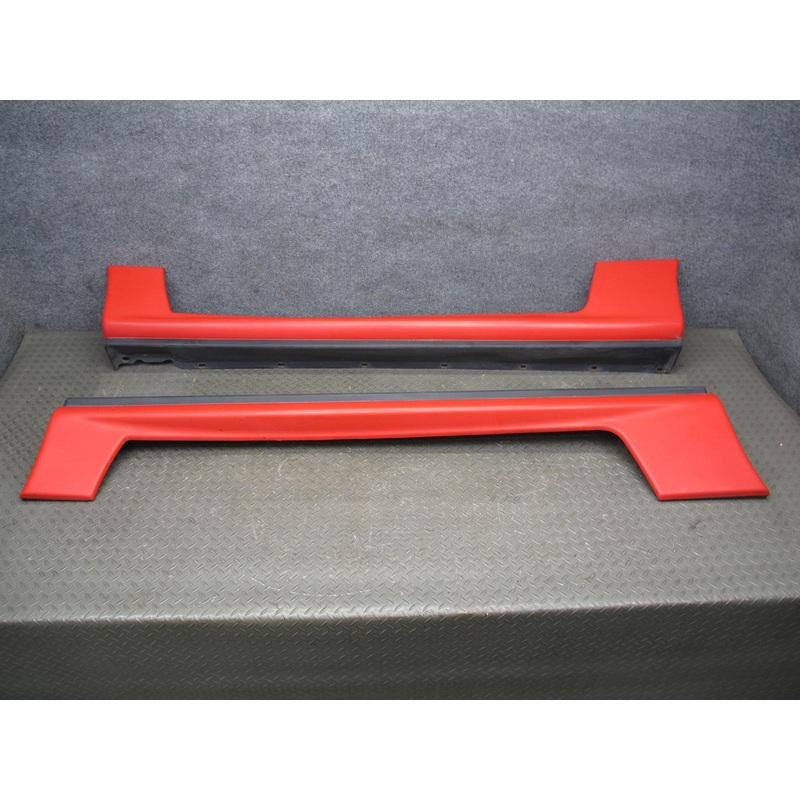 91-93 Dodge Stealth ES Set of 2 Left & Right Side Skirt Rocker Panel RED OEM