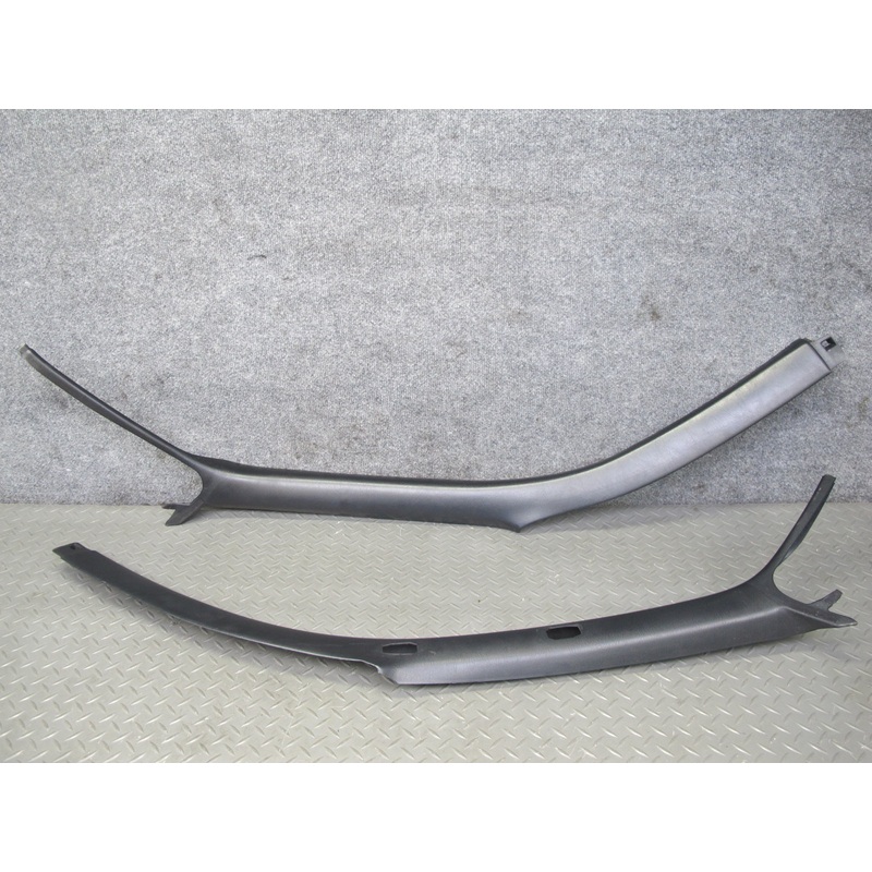 91-95 Toyota SW21L MR2 Set of 2 Front A Pillar Trim Cover Panel Black OEM