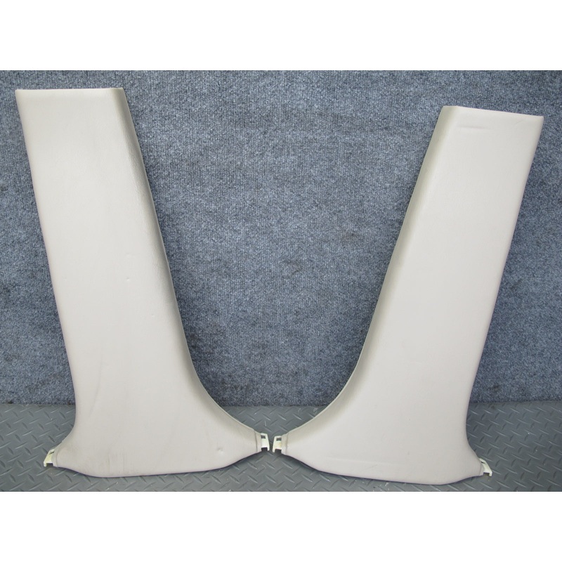 98-05 Lexus GS400 GS430 GS300 Set of 2 Left Right Lower B Pillar Trim Ivory OEM