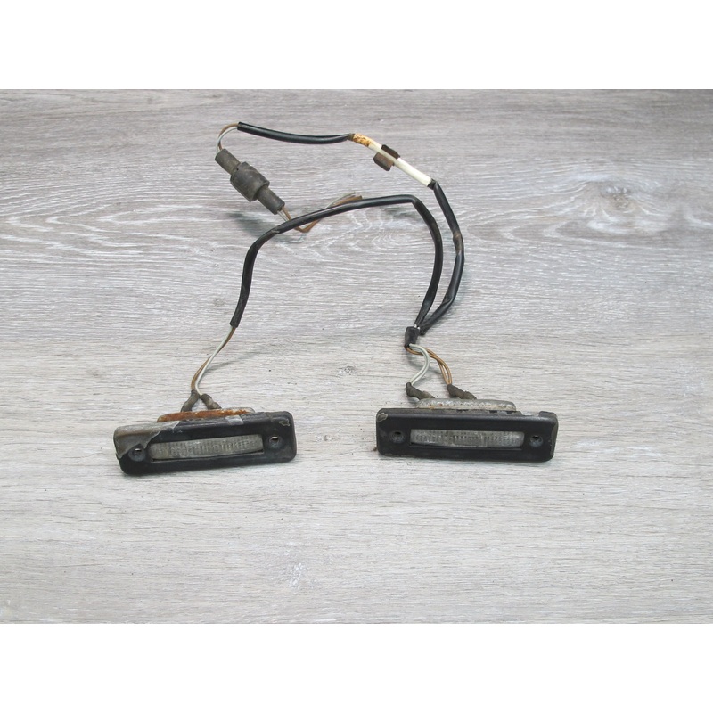 1978-1986 Porsche 928 S Rear Left & Right License Plate Light Lamp Set of 2