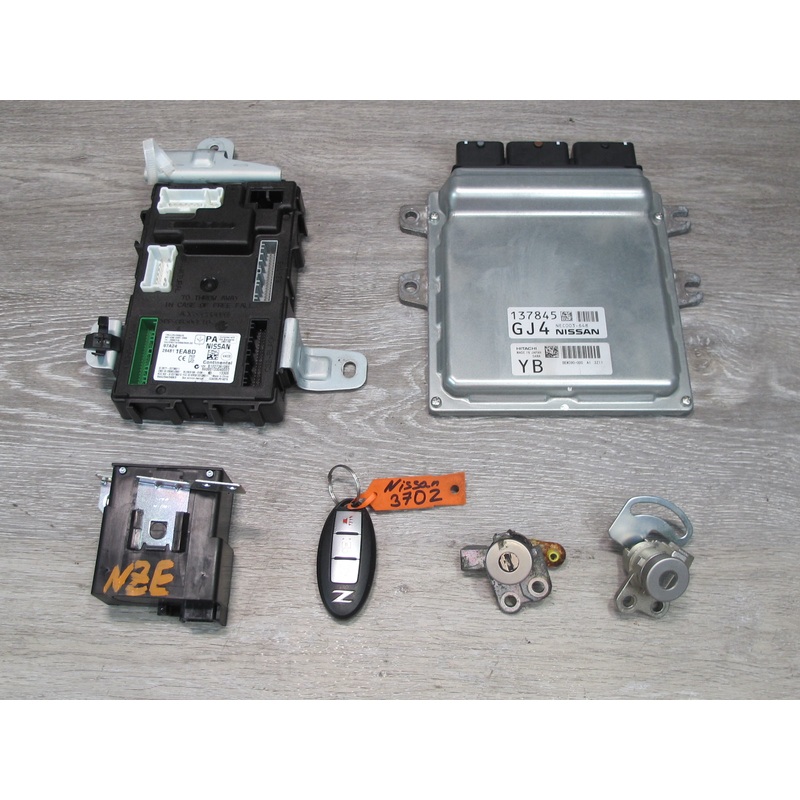 2014 Nissan 370Z Z34 ECM ECU Body Ignition Module Door Lock KEY Set OEM