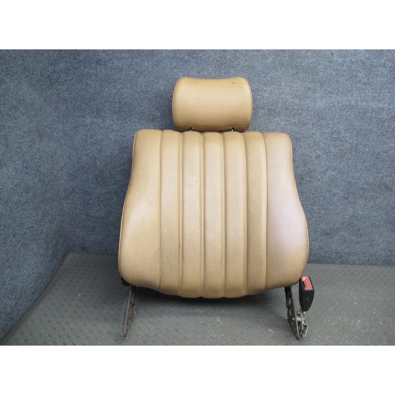 77-85 Mercedes W123 Front Left Seat Upper Backrest Leather Cushion OEM