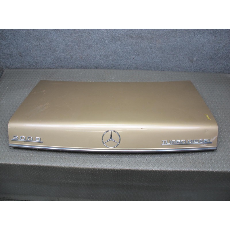 77-85 Mercedes W123 Sedan Rear Trunk Deck Lid Shell Cover Panel OEM