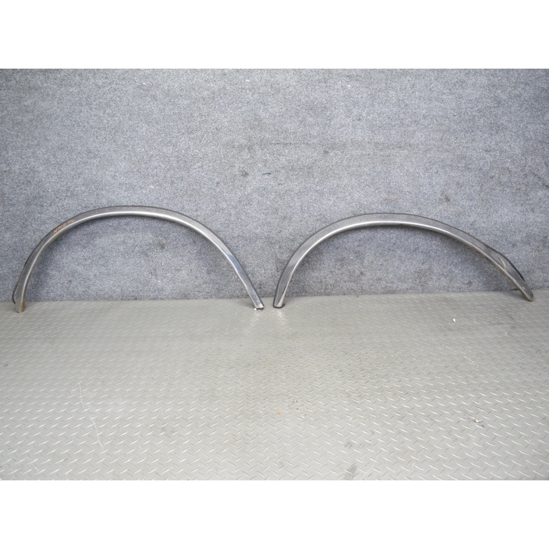 77-85 Mercedes W123 Set of 2 Front Wheel Arch Fender Flare Chrome Trim Cover OEM
