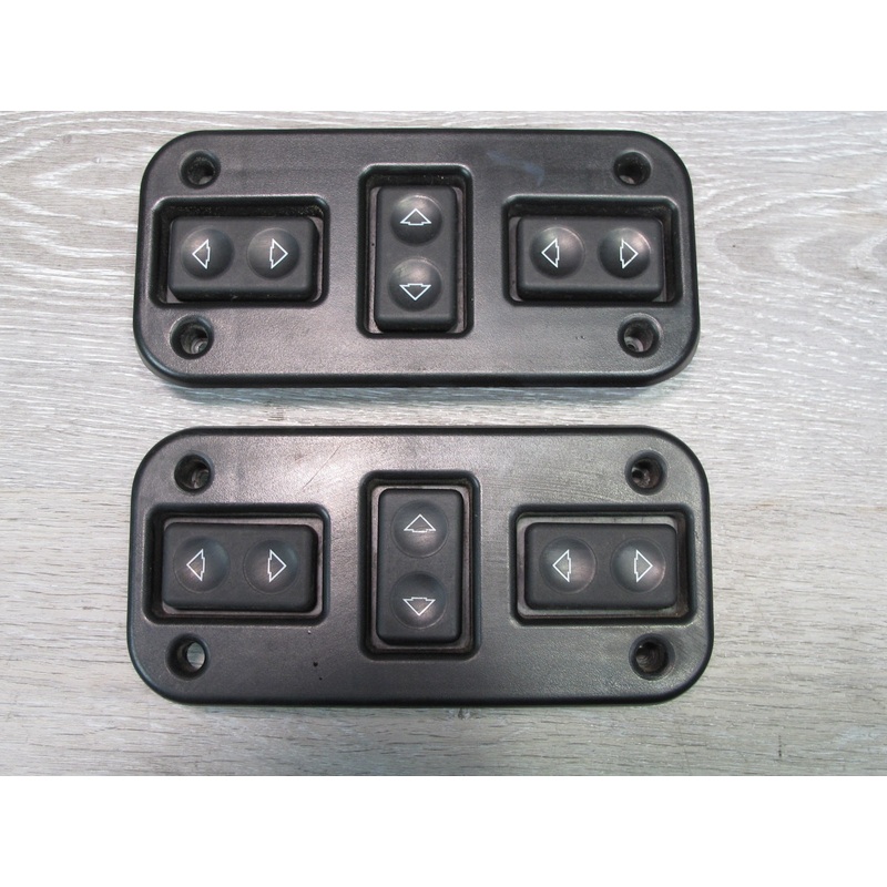 83-84 Porsche 928 S Left Right Power Seat Adjustment Switch Control W/ Bezel Set