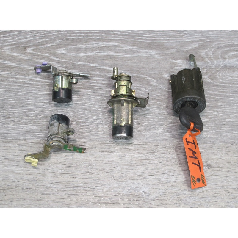 91-96 Dodge Stealth Ignition Switch Door Trunk Lock Cylinder KEY Set OEM