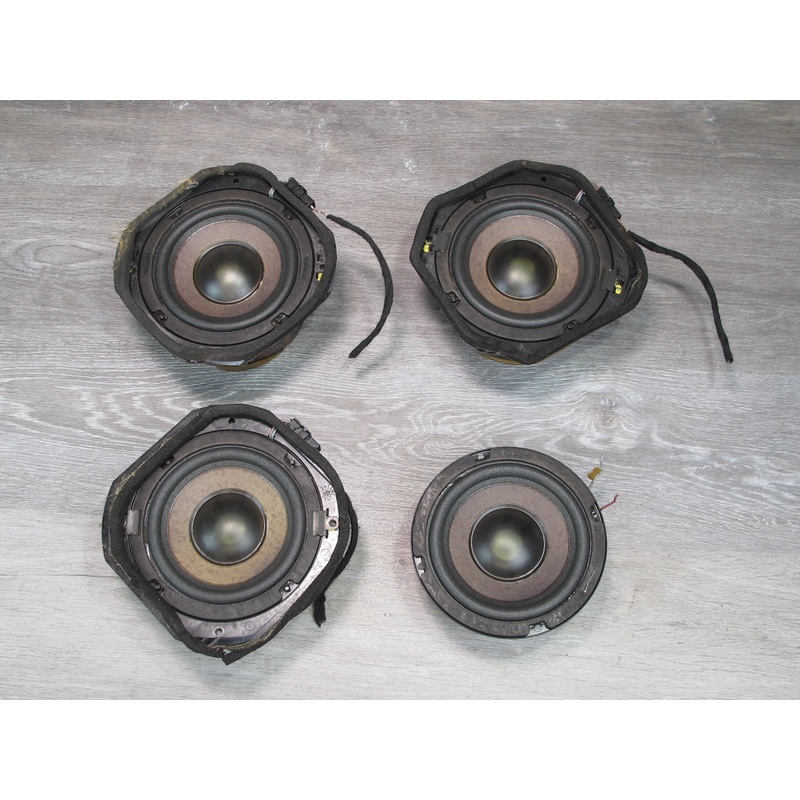 94-99 Mercedes W140 S-class Set of 4 Rear Deck Parcel Shelf Bose Speaker OEM