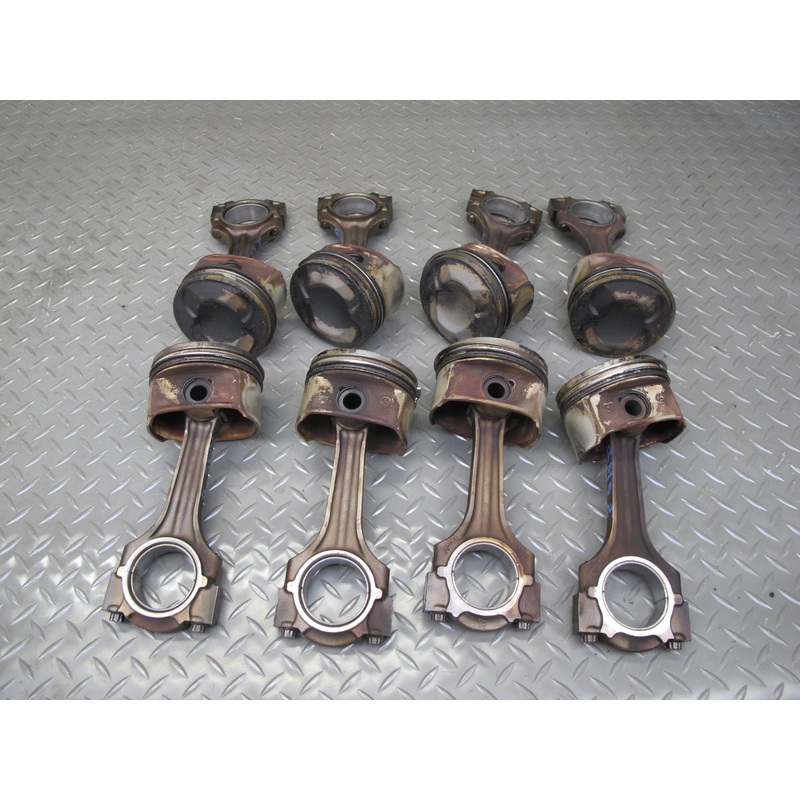 96-99 Mercedes W140 S500 5.0L M119 119.980 Engine Piston Connecting Rod Set OEM