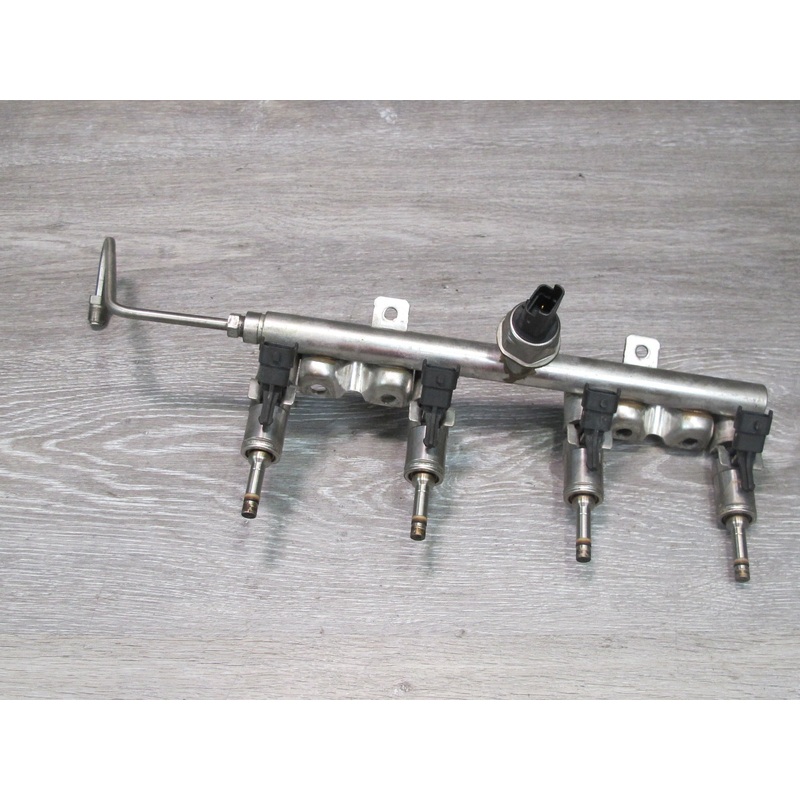 10-15 Mini S JCW R55 R56 R57 R58 R59 N14 Fuel Injector Tube Rail w Injectors OEM