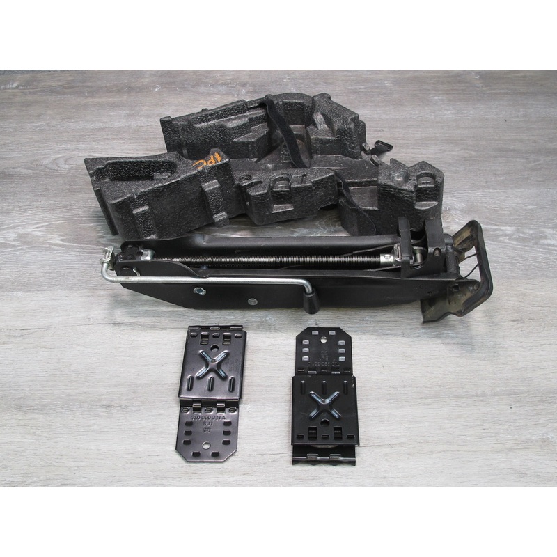 2003-2010 Porsche Cayenne 957 Spare Tire Lift Jack Chock Wheel Stop KIT W/ Foam