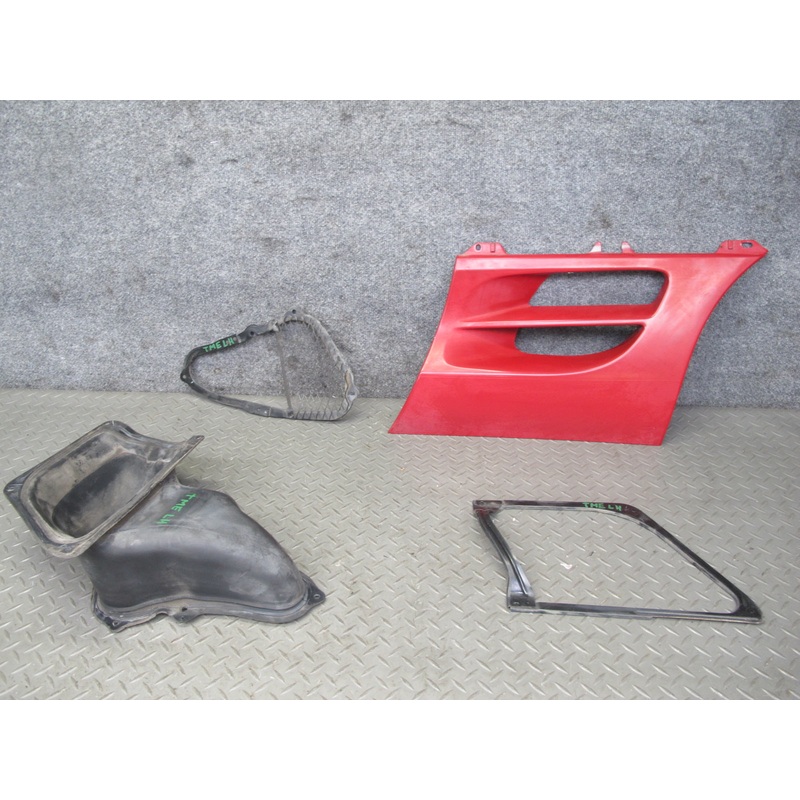91-95 Toyota SW21L MR2 NA Rear Left Quarter Air Intake Vent Trim Duct Set OEM